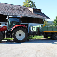 Traktor mit Kipper